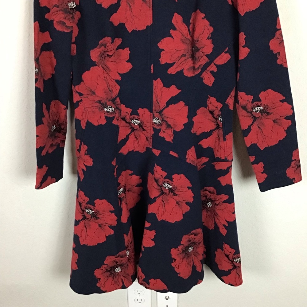 Lela Rose Dress Poppy Floral Print - Picture 4 of 10